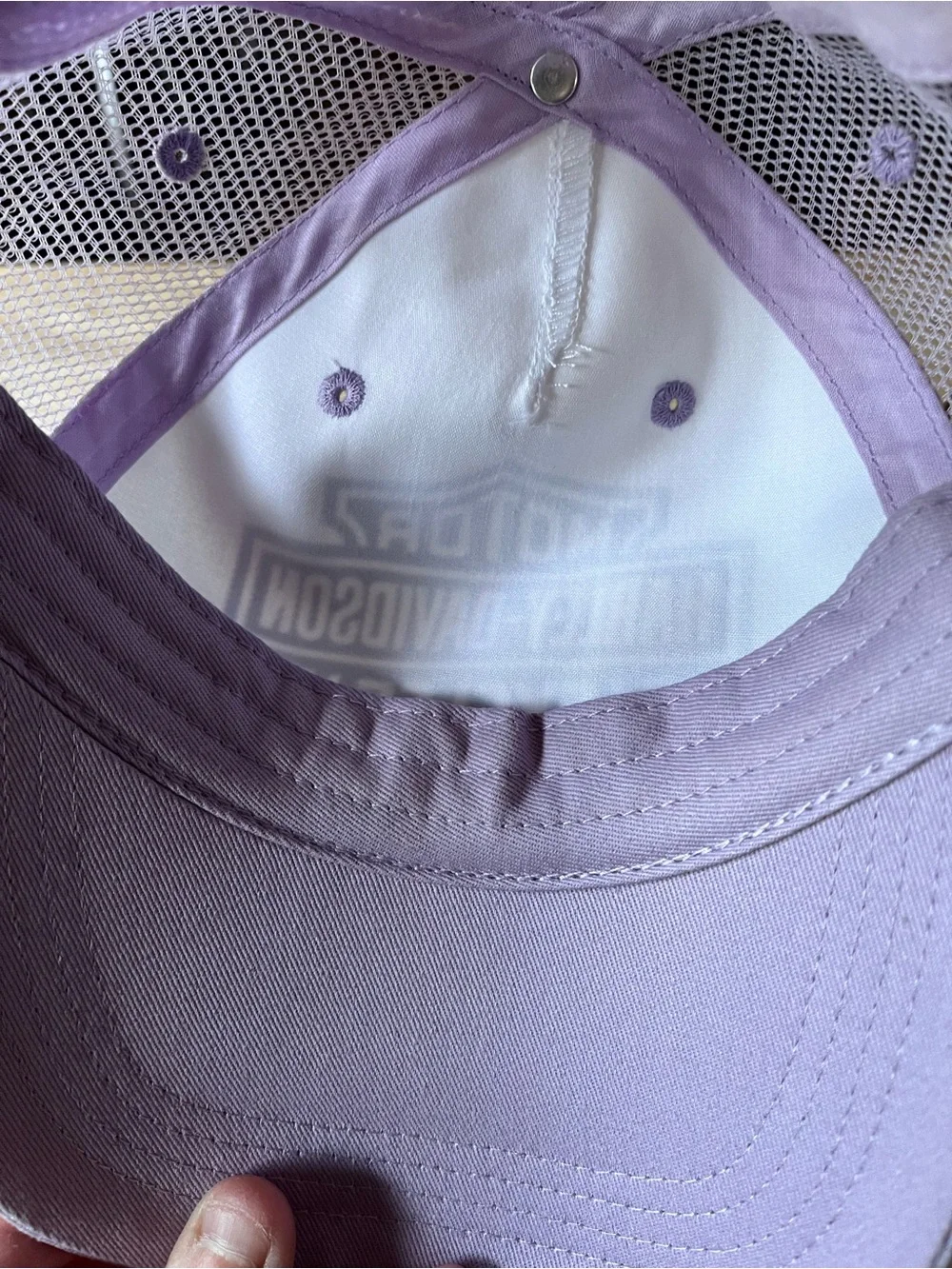 Harley-Davidson Women’s Lilac and White Cap